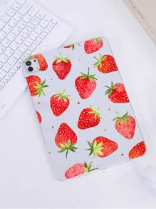 1pc Lightweight & Soft TPU Transparent Strawberry Pattern Tablet Case, Personalized, Compatible With IPad 10th Generation, IPad 9.7/10.2/10.5/10.9/11", IPad Air 11" (M2) - 2024, IPad Pro 11" (M4) - 2024