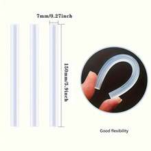 1/6/12/24热熔胶条套装，适用于DIY工艺品、一般家居维护和节日工艺品。热熔胶棒具有良好的粘合功能，可用于粘合木材、金属、玻璃、花卉、泡沫、织物、皮革、陶瓷、装饰品、手工艺品、电子产品、纸制品、包装、照片、办公用纸以及大多数塑料制品。工具配件