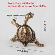 1pc 12 Chinese Zodiac Incense Holder, Vintage Alloy Incense Burner For Ox, Horse, Pig, Chicken, Rat, Dog, Snake, Dragon, Monkey, Sheep, Tiger, Rabbit, Turtle, Snail