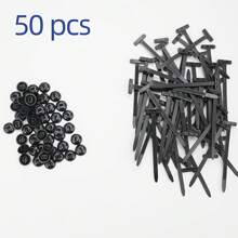 50 Stück extra starke Nylon Kabelbinder - UV-beständig, kälte- und hitzebeständig, Mehrzweck Plastik Kabelbinder für Automobil, Büro und Outdoor Anwendungen, inklusive Aufbewahrungshalterung, Auto-Reparatur-Zubehör, vielseitiges Design, strapazierfähige Nylon-Riemen