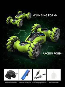 1pc Gesture Sensor Remote Control Stunt Car, Transforming Car Twisting Car, Remote Control 4WD Drift Car, Boxing Glove Remote Control, Gesture Remote Control Car, With Lights And Music And Spray Function, Double-Sided Drift Truck Off-Road 45° Sidewalk, Twisting And Transforming, Rotating Drift Omni-Directional Walking Drift Suitable For Boys And Girls Game Gifts, Holiday Gifts, Birthday Gifts