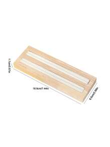 1 件橡胶木高档天鹅绒木制珠宝展示架,垂直项链架,耳环架收纳架女士收纳整理器旅行必需品返校宿舍收纳秋季装饰 - 彩色 - 查看 11