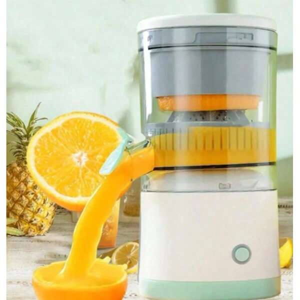 Tragbare elektrische Orange Entsafter: Saft mehrerer Früchte, kabellos und unterwegs!