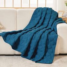 Size Quilt Bedding Set Teal - Full Lightweight Comforter Bedspreads & Coverlets Turquoise - Bedding Cover Bed Decor All Season - 3 Pieces (1 Quilt, 2 Pillowcases) - 水鴨藍 - 查看 6