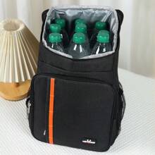 Large Capacity Insulated Backpack Outdoor Camping Lunch Picnic Rucksack Waterproof Oxford Car Ice Case Dinner Food Fresh Keeping Box, Leakproof Design - Reusable Thermal Lunch Box For Men, Women, Adults - Ideal For Office Work, School And Picnicback To School School Stuff Bag For School Lunch Bag For Women Cooler Bag Picnic Accessories