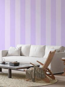 SUPSTICKER 1pc Minimalist Colorful Striped Pattern Wall Sticker, Self-Adhesive Easy To Clean Waterproof Removable And Reusable, Home Decor Wallpaper Applicable To Kitchen, Bathroom, Bedroom, Living Room, Cabinets, Wardrobes, Stairs, Doors And More Scenarios Wall Paper Wall Stickers Room Decor Wall Decor Living Room Decor