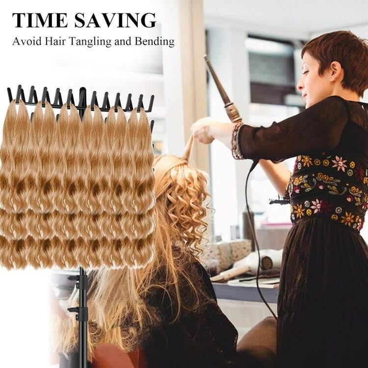 Braiding Hair Rack, Height Adjustable 144 Pegs Braiding Rack Hair