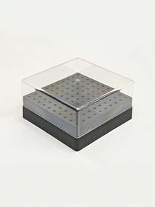 1pc New 100-Slot Beauty Nail Drill Bit Storage Box, Nail Drill Bit Display Stand & Organizer - Multicolor - View 17