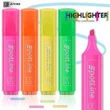 4pcs/6pcs Colorful Fluorescent Highlighter Pens, Bright Angled Fluorescent Marker Pens School Supplies,Back To School
