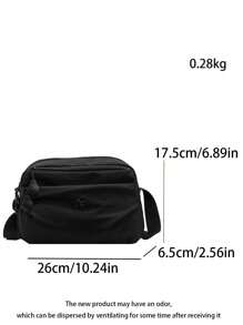 Crossbody Handbags For Women With Multi Pocket Shoulder Bag Nylon Travel Purse