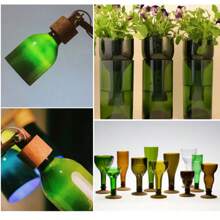 1 Set Bottle Glass DIY Tool Kit, Acrylic Roller Glass Bottle DIY Tools, Household Wine Bottle DIY Handcraft Tools
