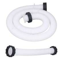 Manguera de Bomba de Piscina, Manguera de Filtro, Manguera de Repuesto para Bomba de Piscina de 1.5 pulgadas de Diámetro, Manguera de Repuesto para Piscinas Elevadas, Blanca - Blanco - Ver 7
