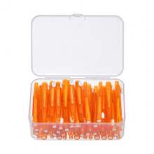 10/30/60 Pieces Interdental Brushes With Box, 0.6mm, 0.7mm, 0.8mm, Teeth Cleaning Tools, Oral Hygiene Interdental Brushes, Toothpick Cleaner For Detail Cleaning - Multicolor - View 12