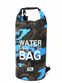 防水干燥袋 10L 卷顶袋可保持装备干燥，适用于皮划艇、漂流、划船、游泳、露营、徒步旅行、海滩 - 彩色 - 查看 11