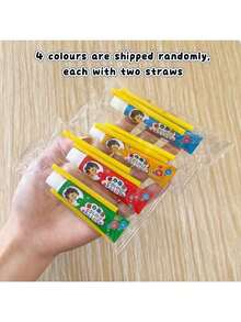 1/3/5/10pcs卡通泡泡糖，经典怀旧礼物，小礼品，卡通户外玩具创意泡泡机，泡泡泡沫节日派对小赠品 - 彩色 - 查看 7