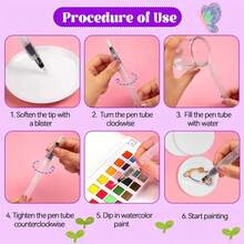 6/11/21 件 3D 海绵画板，带注水刷 - 蓬松纹理艺术纸、DIY 绘画工具、创意设计装饰纸、适用于圣诞礼物、手工艺品、纹理绘画、DIY 项目、增强艺术体验、理想的礼物选择、激发创造力 - 彩色 - 查看 6