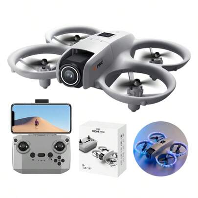 TOKQI I1PRO Drone HD Dual Camera Drone, Obstacle Avoidance, Built-In Propeller Guard With Screen Remote Control RC Dron Quadcopter, Remote Control Aircraft