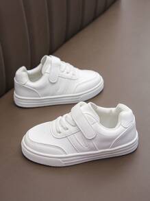 1 Pair Kids Fashion Sneakers, Boys & Girls Indoor/Outdoor Casual Flat Shoes, Toddler Anti-Slip Durable Running Shoes