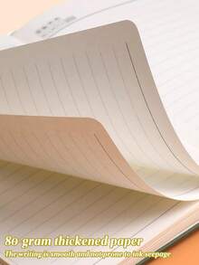 定制 3 件个性化 A5 笔记本套装，定制仿皮封面 200 页笔记本，非常适合商务、毕业和教师礼物，包括笔和笔芯、办公用品、父亲节、毕业季礼物和礼品盒。 - 彩色 - 查看 4