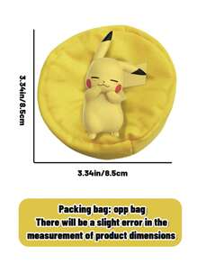 pokemon Figurina modello di Pikachu della serie Tempo libero Pokemon, in una posizione da sonno, come regalo