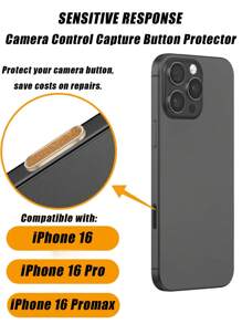 2 pezzi di custodie compatibili con 16 Plus Pro Max, cover con sensore di forza ad alta precisione per il controllo intelligente della fotocamera, custodia protettiva resistente ai graffi per il pulsante della fotocamera di 16