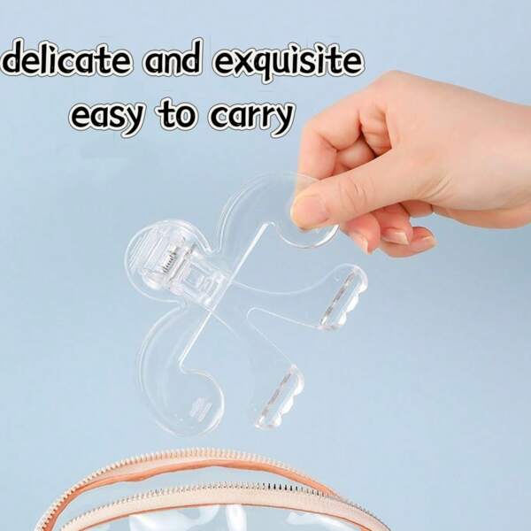 Transparent Multifunctional Portable Elegant Binder Clip