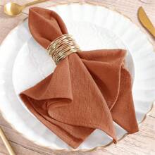 4pcs/Set Washable Dining Napkins, 40cm X 40cm, Suitable For Wedding, Party, Bridal Shower, Birthday, Table Decoration