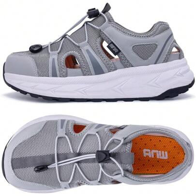 Mens Closed Toe Wide Width Hiking Sandals Summer Walking Water Shoes Comfortable Recovery Fisherman Sport Sandals