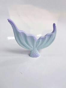 1pc Ocean Theme Cake Topper Mermaid Tail Doll, Sea Coral Shell Star Decor, Kids Birthday Party Cake Decoration For Boys/Girls