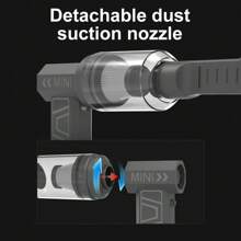 140,000 转/分钟涡轮风扇鼓风机，强劲气流，三档可调电动除尘器，风速 52 米/秒，无刷电机手持式风管，高性能汽车旋风涡轮机，气垫充气，宠物烘干机，烧烤吹风机 - 彩色 - 查看 5