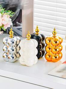 1个创意翻盖牙签盒，简易牙签分配器，适用于厨房和餐厅，厨房用品 - 彩色 - 查看 1