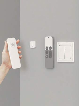 1pc Remote Control Holder Magnetic Wall Mounted Remote Stand, Magnetic Storage For Living Room Wall Organizer Remote Controls, Charging Small Items, No Drill Needed (Max Load 1kg, Can Be Used In Multiple Combinations For Higher Load)