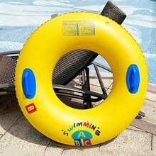 1 件超大加厚游泳圈，防倾覆，初学者游泳圈，男女款，充气水上浮圈 - 彩色 - 查看 13