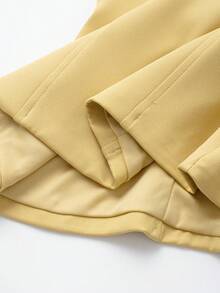 Bow Decor Camisole Top, Solid Color Minimalist Fashion, Suitable For Summer - Yellow - View 4