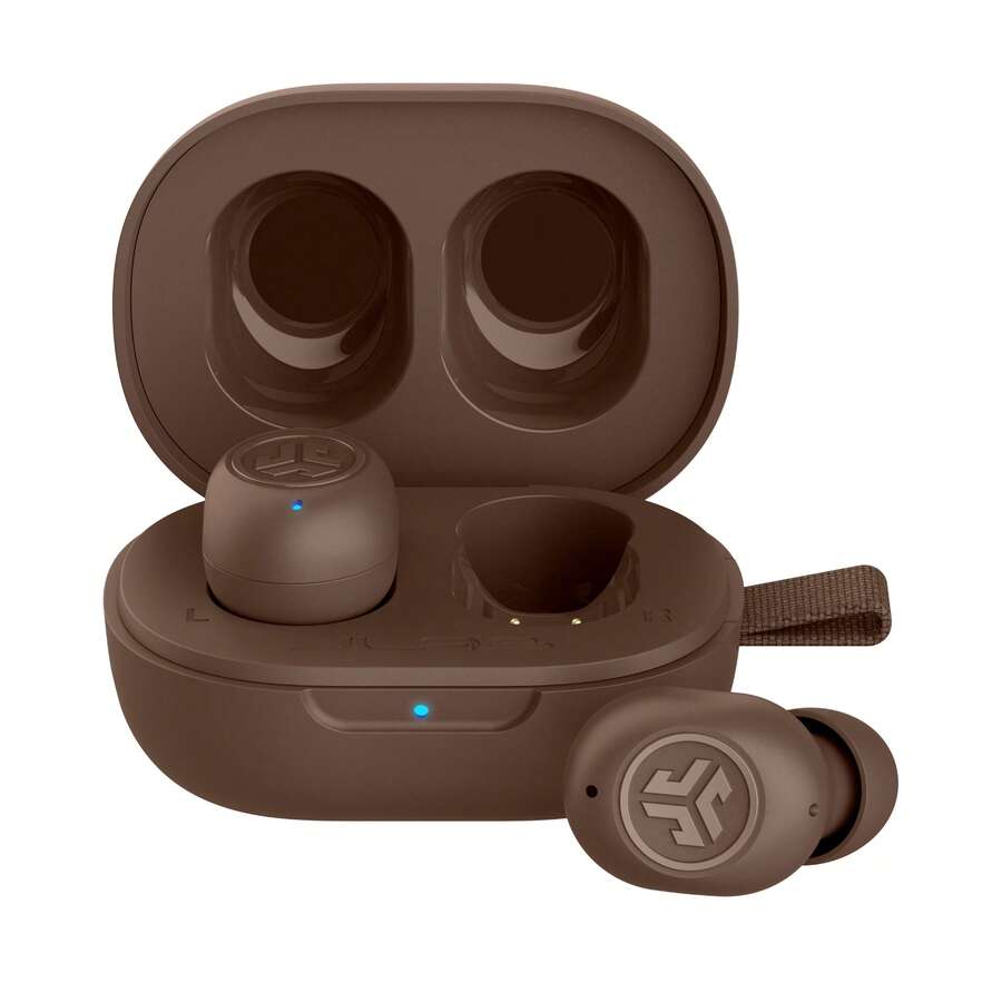 JLab JBuds Mini Tones True Wireless Earbud Headphones & USB Charging Case, World's Smallest Earbud*, IP55 Sweat And Dust Proof, Bluetooth Multipoint, Be Aware Audio, 3 EQ Sound Settings, Crystal Clear Calls - 4625 瓦 - 查看 1