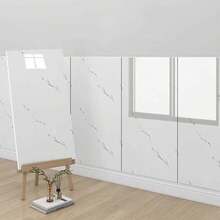 10 件仿厚大理石瓷砖地板贴纸，PVC，防水，自粘，客厅卫生间厨房家居地板装饰房间装饰家居装饰客厅装饰房屋装饰墙纸壁纸厨房装饰墙艺术墙贴墙面装饰墙贴 - 彩色 - 查看 5