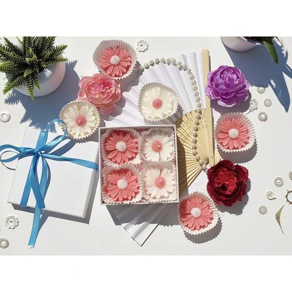4pcs Gift Box Aromatherapy Candles, Holiday Souvenirs, Candles, Candles, Scented Candles, Halloween, Autumn, Gifts Decorations, For Meditation, Bath SPA, Sleep Assistance, Romantic Dates, Anniversaries, For Holidays, Valentine's Day, Mother's Day, Father's Day, Birthdays, Wedding Anniversaries, Christmas, Halloween