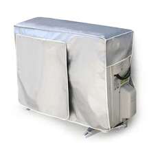 Funda para aire acondicionado exterior impermeable, protección solar, funda protectora para unidad principal de aire acondicionado - Blanco - Ver 1