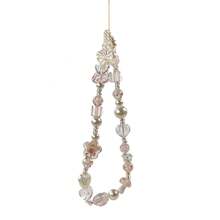 Y2K Style Glass Flower Bead Phone Charm - Suitable For Women And Girls Acrylic Knot Lanyard Keychain, Perfect For AirPods Cases, Camera And Bag Accessories, Phone Straps, Pendants, Camera Accessories, SANSANGO - Dây đeo điện thoại hình hoa nơ tráng men màu hồng - Xem 7