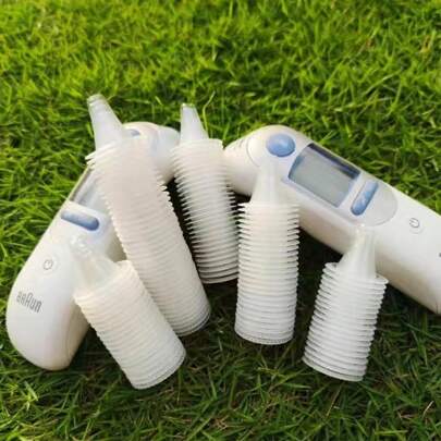 20/60/100pcs Ear Thermometer Probe Covers, Disposable Ear Thermometer Refill Caps Lens Filters For Themometer
