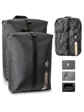 1 个 17L 大容量防水可重复使用真空袋，节省空间的真空压缩袋，旅行必备，防水沙滩包，适用于手提箱和背包，防水防尘真空密封服装包装盒（不含泵）