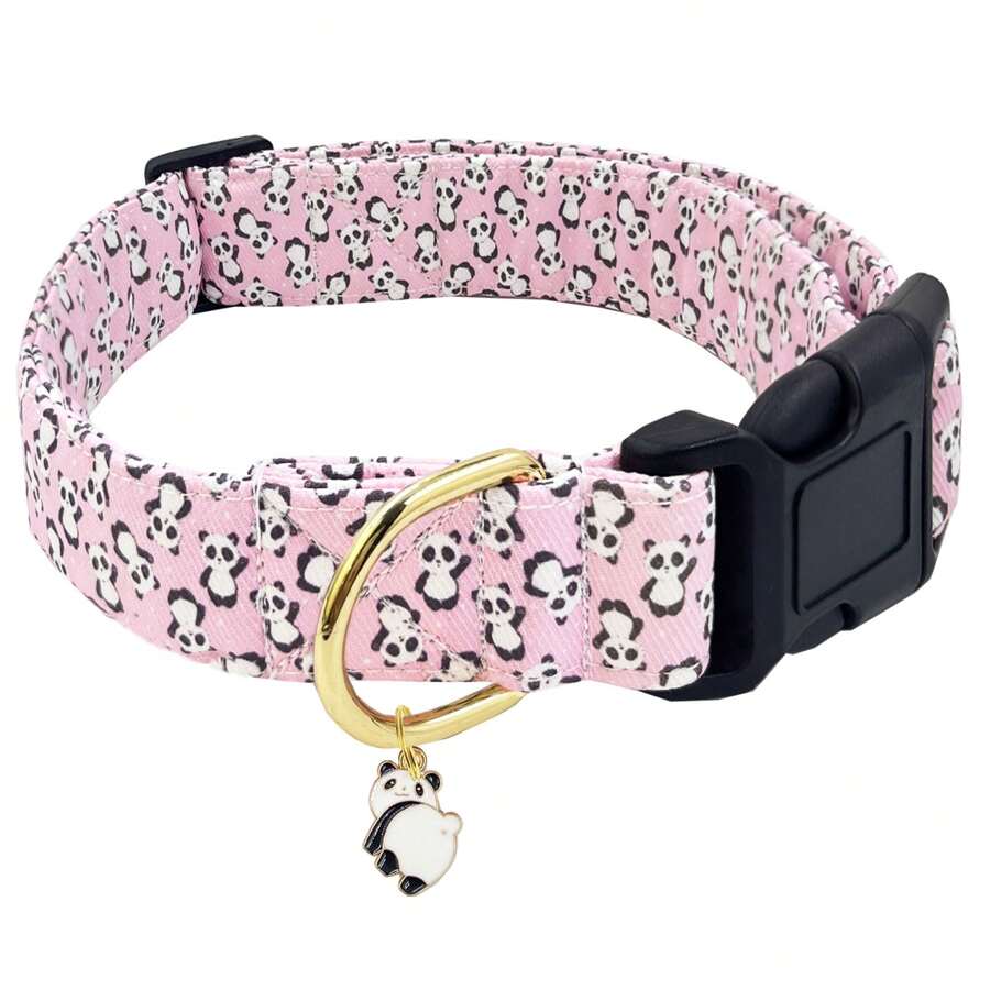 Collier de chien mignon avec motif panda. Colliers de chien réglables avec pendentif pour animaux de compagnie de petite, moyenne et grande taille comme Pit Bull/Bouledogue/Carlin/Husky