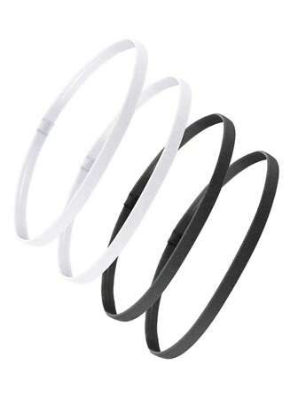 4 st elastiskt halkfritt svettband för utomhussporter, herrsemestertillbehör, fotbollspannband, herrtillbehör, accessoarer för män, fotbollshåraccessoarer, basebollaccessoarer, pannband för män, unisexpresenter