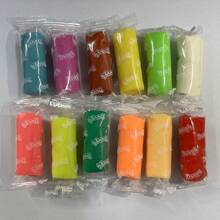 24色罐装+12色补充装，多色风干造型黏土玩具，不粘手超轻DIY史莱姆游戏软魔力黏土，配有雕塑工具和游戏卡片，适合儿童的艺术手工礼物，培养动手能力和创造力，男女皆宜，生日、复活节、圣诞节、万圣节礼物佳选。 - 彩色 - 查看 11