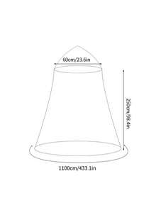 1/2Pcs Mosquito Mesh Net For Bed Canopy Large Dome Mosquito Net Hanging Bed Net Tent Hanging Fly Insect Repellent Dome Tent For Home And Outdoor - Multicolor - View 5