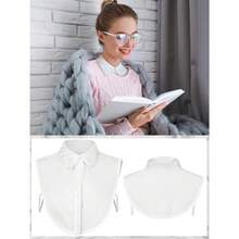 2 Pcs Rhinestone Fake Dickey Collar For Women False Half Shirt Blouse Detachable Collar - 加大尺碼 - 查看 2