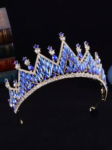 1 Peça Coroa Elegante e Cintilante, Adequada Para Adolescentes e Mulheres, Para Usar em Festas e Decoração