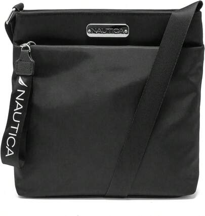 Nautica Diver - Bolso bandolera pequeño de nailon para mujer con correa de hombro ajustable