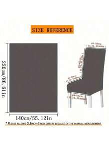 1/4/5/6/7pcs Fashionable Simple European And American Style Printed Chair Covers / Chair Cover Set, Suitable For Indoor Home Restaurant, Hotel Modern Daily Decoration. Tablecloth Suitable For Square Tables, Elastic Chair Covers Can Be Washed