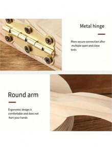 1pc Wooden Handled Round Manual Dough Press Mold, Multi-Functional For Making Dumpling Skin, Bun Skin, Snow Skin Mooncake Etc., Easy To Operate